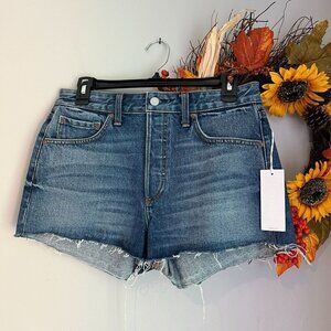 Boyish THE CODY Denim High Rise Cut Off Short Sz 27 in THE BIRDS